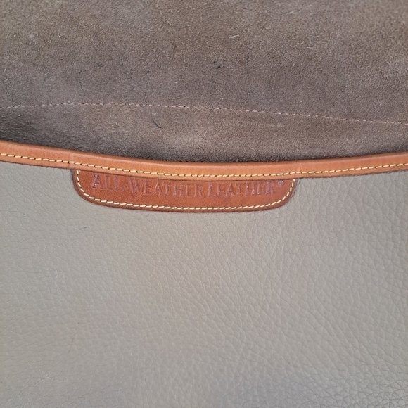 Vintage Dooney&Bourke all weather leather shoulder bag tan - Picture 7 of 11